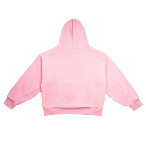 Pink Double Layered Hoodie